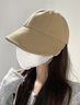 眾妃漁夫帽子女秋冬韓版百搭休閑防曬帽露絲同款鴨舌帽盆帽潮流可調節 毛呢款卡其 均碼 曬單實(shí)拍圖