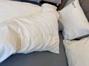 紅蜻蜓（RED DRAGONFLY）床上用品全套八件套被子褥子全套一整套四件套+被芯+床墊+枕芯2 曼迪-米灰色【一站購齊 拎包入住】 1.5m 床單款 【四件套+4斤被+2枕芯】 曬單實(shí)拍圖