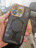秒揚 磨砂半透明高級iPhone17手機殼蘋(píng)果16promax磁吸無(wú)線(xiàn)充電15pro防摔保護14全包 潮牌殼【磁吸】半透磨砂黑+夜光彩色鏡頭膜 iPhone 15pro 曬單實(shí)拍圖