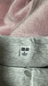 優(yōu)衣庫女裝羅紋亨利領(lǐng)T恤/長(cháng)袖修身短款內搭打底25新款479591 02 淺灰色 L /160/88A 曬單實(shí)拍圖