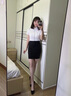 伊婭莎職業(yè)包臀裙女西裝半身裙一步裙子a字工裝短裙工作裙顯瘦正裝裙子 0884黑色長(zhǎng)款不開叉 L 推薦100-110斤 曬單實(shí)拍圖