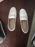 他她Tata通勤平底樂(lè )福鞋女氣質(zhì)單鞋小皮鞋秋7QCA6CA4 米色 36 曬單實(shí)拍圖