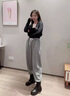 Ehangy厚底馬丁靴女2025秋冬新款靴子英倫風(fēng)真皮高跟小個(gè)子配裙子短靴 棕色單里 38 曬單實(shí)拍圖
