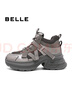 百麗（Belle）七夕禮物休閑舒適騎士靴女商場(chǎng)同款顯瘦長筒靴B8X1DDC4 黑色-絨里 35 (225mm) 曬單實(shí)拍圖