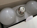 美的（Midea） LED節能燈泡 球泡 12W E27大螺口 6500K 日光色 三支裝 曬單實(shí)拍圖