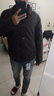 杰克·瓊斯（JACK&JONES）男裝春秋潮流舒適百搭衣身做舊菱紋格條絨尖領(lǐng)棉服男224409022 黑橄欖E06 M 175 曬單實拍圖