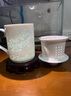典躍景德鎮(zhèn)陶瓷茶杯辦公室十二生肖茶水分離泡茶杯高端個(gè)人過濾水杯子 玲瓏杯-清明上河圖 曬單實(shí)拍圖