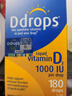 Ddrops滴卓思維生素d31000iu滴劑備孕婦維生素d成年人補D促鈣吸收5ml/瓶 曬單實(shí)拍圖