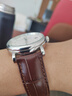 WPOOC歐米茄表帶原裝 歐米伽OMEGA蝶飛OMG超霸海馬300適配男女真皮手表帶20 棕色棕線(xiàn)+金色針扣 20mm 曬單實(shí)拍圖