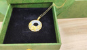 奢萊斯勒奢侈飾品【七夕情人節(jié)禮物】項(xiàng)鏈女和田玉高檔生日送媽媽送老婆 金鑲玉 品牌禮盒+順豐 (免費(fèi)刻字定制 ) 曬單實(shí)拍圖