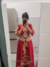 米詩德秀禾服新娘小個(gè)子150結(jié)婚禮服中式婚禮145矮個(gè)子敬酒服婚紗 鳳天A簡(jiǎn)款無頭部飾 夏季款 M 曬單實(shí)拍圖