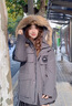 雅鹿工裝羽絨服女2025新款時(shí)尚加厚派克服貉子大毛領(lǐng)保暖外套 深灰色 S 【推薦90-110斤】 曬單實(shí)拍圖