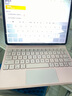 B.O.Wipad pro2024磁吸懸浮air6妙控鍵盤(pán)保護套air4/5觸控板輕薄便攜適用蘋(píng)果平板10.9/11寸藍牙一體式 粉色-妙控鍵盤(pán)+垂直三模電池鼠標+防誤觸筆 Air4/5丨Pro18- 曬單實(shí)拍圖