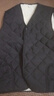 秋冬款加絨棉馬甲中老年男士棉背心爸爸裝加厚寬松加絨坎肩內外穿 黑色 3XL 【125-140斤】 曬單實(shí)拍圖