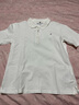 TOMMY HILFIGER【經(jīng)典1985】夏季女裝休閑通勤五?？奂兩绦銽恤POLO42483 白色YBL L 曬單實(shí)拍圖
