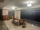 金匠空間新中式吊燈中國風(fēng)客廳燈主臥室餐飲店復(fù)古禪意茶室實(shí)木飯店燈具 祥云吸頂燈-50圓三色變光 曬單實(shí)拍圖