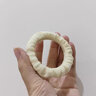 兩世歡遮手鐲神器古法黃金玉鐲防磕碰保護(hù)套手鐲保護(hù)腕彈力皮筋保護(hù)手繩 白色一對(duì) 曬單實(shí)拍圖