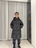 雅鹿2025新款兒童戶外極寒加厚羽絨服過膝長款男女童大童冬季外套冬裝 黑色 耐磨極寒面料 150 曬單實拍圖