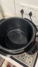 美的電壓力鍋內膽4L/5L/6升304不銹鋼黑晶內鍋加厚不粘鍋配件 美的電壓力鍋7號5升黑晶內膽【送飯勺】 曬單實(shí)拍圖