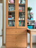 Morelax全實(shí)木書(shū)柜組合柜一體客廳橡木書(shū)架展示柜置物架玻璃門(mén)書(shū)櫥落地柜 0.8米A款 兩門(mén)三抽書(shū)柜 曬單實(shí)拍圖