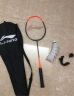 李宁（LI-NING）羽毛球拍AXFORCE 9碳铝专业 3U单拍 AYPS075-1（已穿线送球）黑橘 实拍图