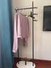 匠旗品牌輕奢北歐式掛衣服架子落地臥室家用簡(jiǎn)約現代置物不銹鋼衣帽架 黑色不銹鋼+黑色大理石 曬單實(shí)拍圖