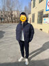 君羽戶(hù)外羽絨服男新款面包服700蓬白鵝絨立領(lǐng)加厚鵝絨服女SC62037 深藍 S 推薦男111-125斤/女110-120斤 曬單實(shí)拍圖