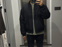 Levi's李維斯25年秋冬新款男士美式寬松休閑工裝飛行員夾克外套 黑色 M 曬單實(shí)拍圖
