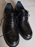 老人頭皮鞋男新款頭層牛皮商務(wù)正裝鞋復古透氣男士耐磨大頭皮鞋 黑色 42 曬單實(shí)拍圖
