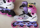 m-cro邁古輪滑兒童溜冰鞋男女初學(xué)平花旱冰硬殼花樣可調 S7粉套餐S碼 曬單實(shí)拍圖