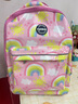 京商（Kyosho）日本超輕便防水小學(xué)生書(shū)包1-4年級護脊男女孩6-12兒童雙肩包減負 繽紛彩虹【超輕防水】 曬單實(shí)拍圖