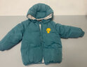 博睿恩（Pureborn）【三防】男女寶寶羽絨服嬰幼兒童秋冬新款白鴨絨保暖外套 清水藍 110 曬單實(shí)拍圖