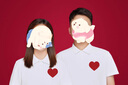 MDlilapolo領(lǐng)情侶裝夏季結(jié)婚領(lǐng)證登記照2025新款潮流短袖t恤衣服定制 白色(愛心一) L 單件 （110-120斤） 曬單實(shí)拍圖