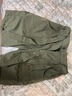 星禾萊送腰帶工裝短褲男夏季2023新款工裝短褲軍旅休閑百搭五分褲腳車(chē)線(xiàn) 綠色 M 曬單實(shí)拍圖