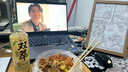 沐瑾蠟筆小新燈光畫卡通周邊發(fā)光擺件裝飾畫動漫素描小夜燈送女生禮品 蠟筆小新-1【三色變光】 小號插電款【17*23】 曬單實拍圖