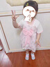 G.DUCKKIDS小黃鴨嬰兒衣服女童夏裝中國風(fēng)漢服連衣裙復古公主裙女寶寶唐裝 粉紅色- 80cm- 曬單實(shí)拍圖