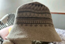 卡蒙（Kenmont）100%綿羊毛呢提花漁夫帽女秋冬小香風(fēng)可折疊護耳保暖盆帽km-9526 曬單實(shí)拍圖