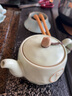 東道汝窯 河南非遺 菩提小茶組 2012年老東道 功夫整套茶具 陶瓷茶壺 菩提小茶組（粉青） 1個(gè) 曬單實(shí)拍圖