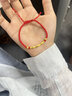 中國黃金（CHINA GOLD）竹節(jié)黃金轉(zhuǎn)運(yùn)珠男女足金節(jié)節(jié)高升DIY配件七夕情人節(jié)禮物送女朋友 足金竹節(jié)轉(zhuǎn)運(yùn)珠約0.3g【單轉(zhuǎn)運(yùn)珠】【紀(jì)念品】 曬單實(shí)拍圖