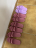 潮路思超輕涼拖鞋女夏季室內(nèi)情侶款軟底輕便舒適防滑浴室居家用外穿拖鞋 紫色 36-37 【適合35/36腳】 曬單實(shí)拍圖