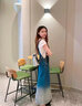 VEROMODA連衣裙2024早春新款休閑舒適含棉背帶牛仔裙女 J3B牛仔藍(lán)色 S 曬單實(shí)拍圖