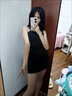 LPOX純欲緊身辣妹吊帶連衣裙女裝夏季新款修身顯瘦短裙黑色包臀裙裙子 灰色(性感辣妹) 2XL (125-140斤) 曬單實(shí)拍圖