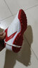 李寧（LI-NING）足球鞋男女生兒童碎釘鞋TF中小學(xué)生青少年小孩成人足球訓練運動(dòng)鞋 基礎白/朱砂紅 36 適腳長(cháng)22-22.5cm 曬單實(shí)拍圖