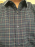 恒源祥磨毛格子保暖襯衫男士加絨加厚爸爸裝休閑中老年人冬季襯衣 加絨BN35805-3藍底綠黃格 41 曬單實(shí)拍圖