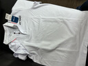 尤尼克斯（YONEX）2023yy羽毛球服英倫風 215133 男女情侶運動POLO恤連衣裙 男款115133BCR白色 XL O 曬單實拍圖