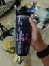WHEEL UP保冷EVR保冰專業(yè)騎行水壺?cái)D壓式夏天自行車水杯山地車公路車戶外 套裝（黑紫水壺+黑銀色水壺架） 曬單實(shí)拍圖
