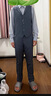威可多（VICUTU）【小藍(lán)西二代】男士西裝商務(wù)正裝禮服外套新郎伴郎結(jié)婚西服 西服180B或西褲87 晨霧藍(lán)上衣（2代） 曬單實(shí)拍圖