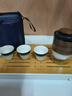 豪峰旅行泡茶壺快客杯2025新款整套茶具套裝茶杯收納包茶盤(pán)中秋節禮物 旅行茶具云霧/帶茶盤(pán)32*18cm 曬單實(shí)拍圖