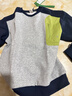 左西男童衛衣秋裝兒童衣服春秋款2025新款男孩洋氣上衣潮 新麻灰 150 曬單實(shí)拍圖