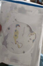 babycare初生嬰兒全棉抱被安撫調(diào)溫產(chǎn)房新生兒包被4層莫利亞淺灰紫90*90 曬單實拍圖